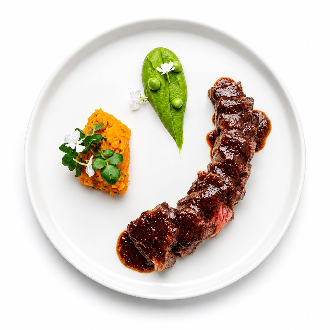 Le plat signature, dressage
